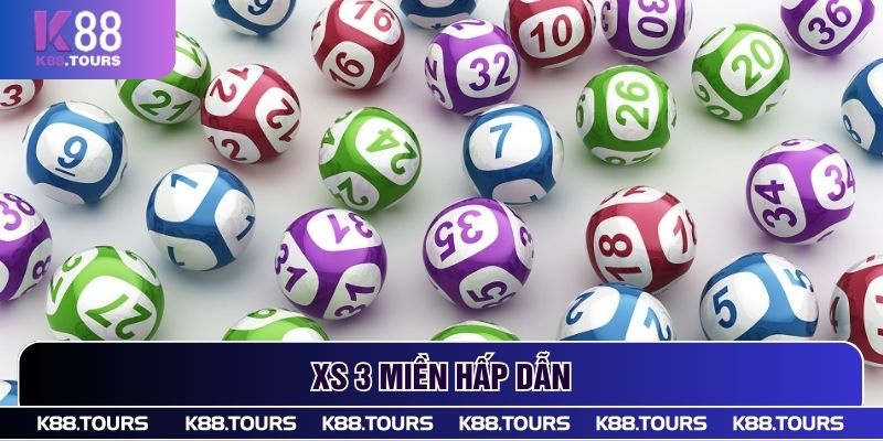XS 3 miền hấp dẫn